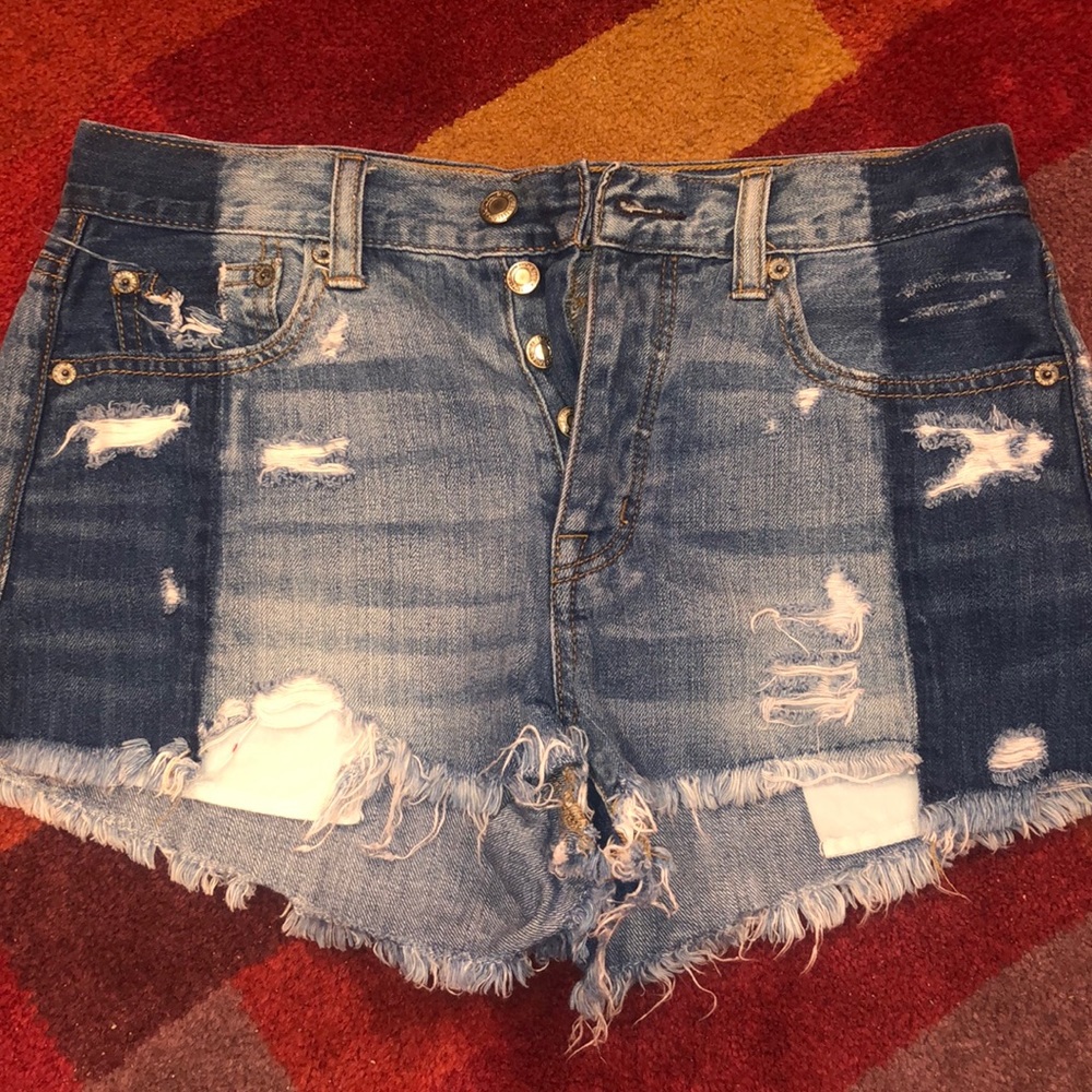 American Eagle Vintage Hi-Rise Festival Shorts